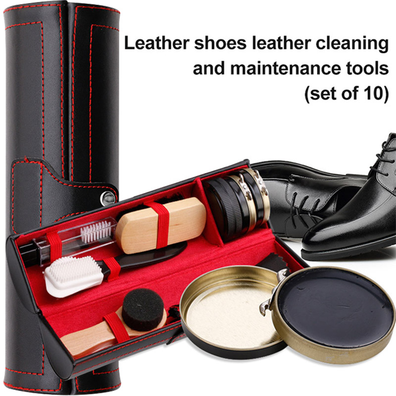 Sneaker Care Set - 1 Set Leather Shoes Polish Set