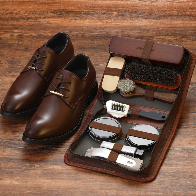 HorseHair Shoe Brush Set Leath - Sneaker Cleaning Kit recension och pris