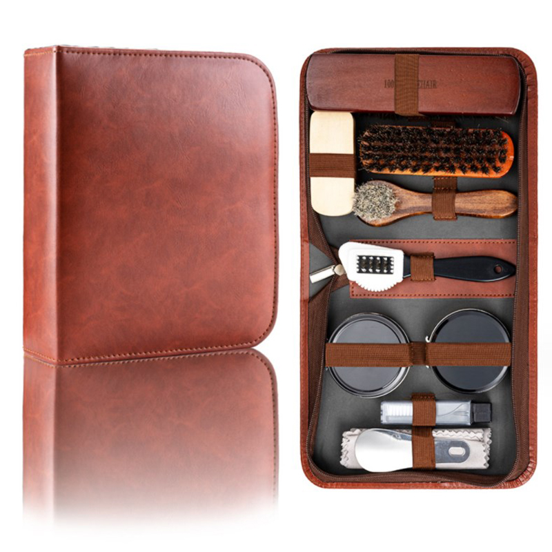 HorseHair Shoe Brush Set Leath - Sneaker Cleaning Kit recension och pris