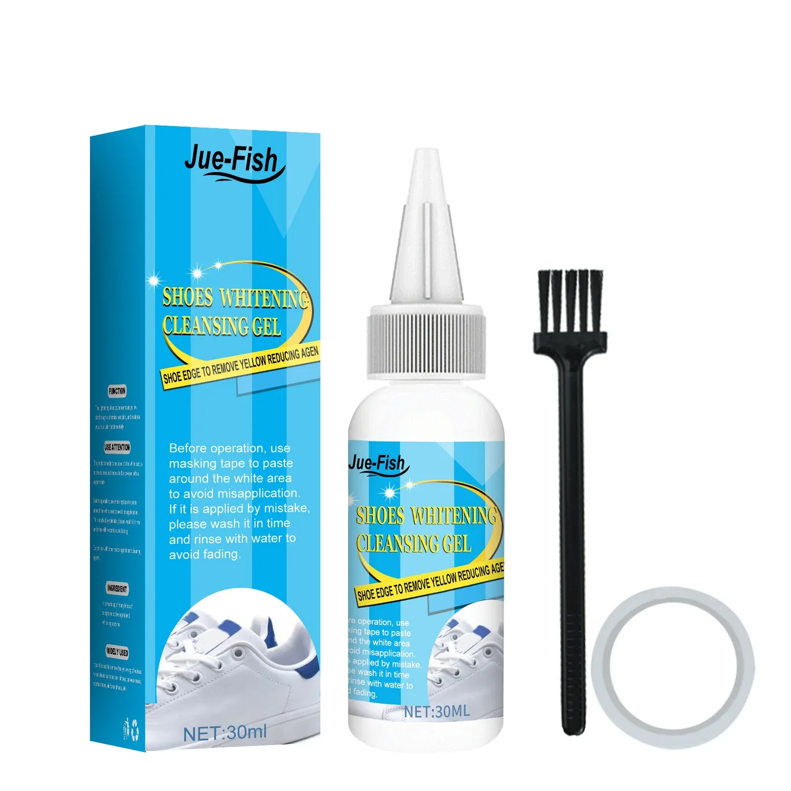 White Shoes Cleaning Gel Stain - Sneaker Cleaning Kit recension och pris
