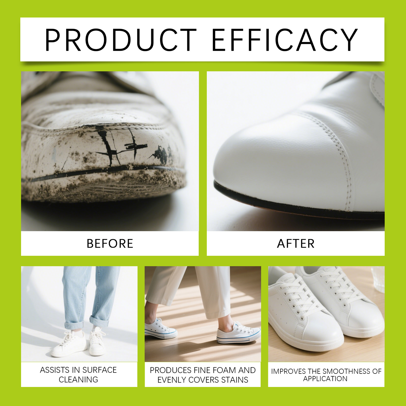 White Shoe Cleaner Sneaker Cle - Sneaker Cleaning Kit recension och pris